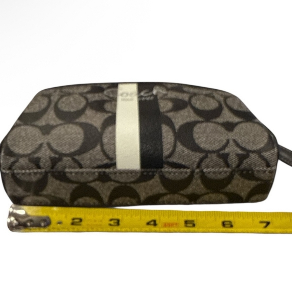 Coach Black and Cream Cosmetic Bag - Picture 6 of 8